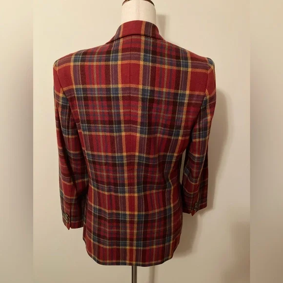 Vintage GAP Plaid Blazer - Picture 2 of 8